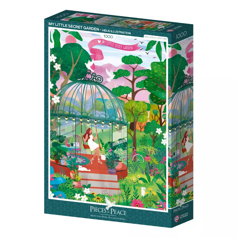Puzzle 1000 pièces My little secret Garden - Pieces & Peace