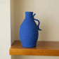 vase céramique bleu fait main 