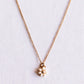 Collier fin avec fleur marguerite - Bazou