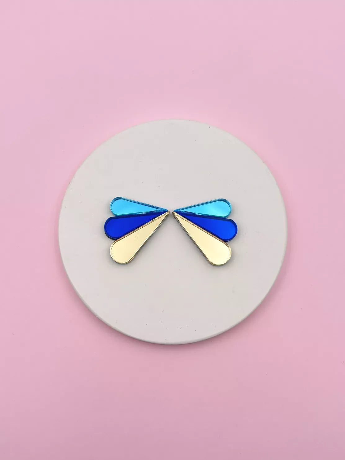 Boucles d'oreilles Puces Miroirs Armance - Studio Annette