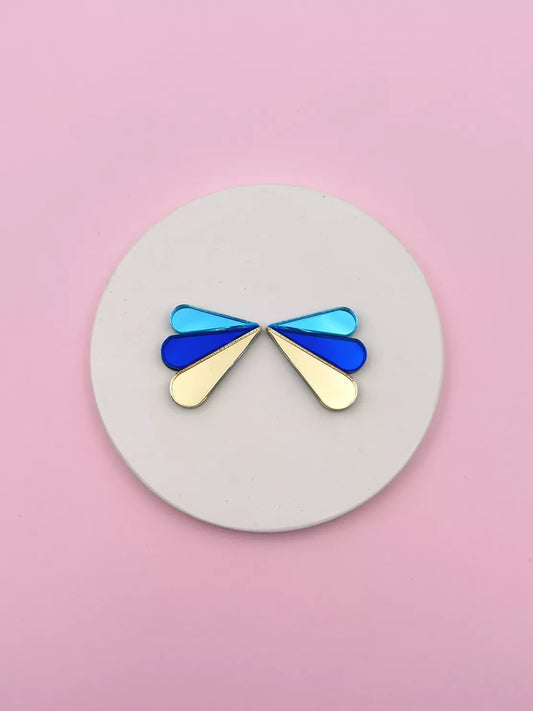 Boucles d'oreilles Puces Miroirs Armance - Studio Annette