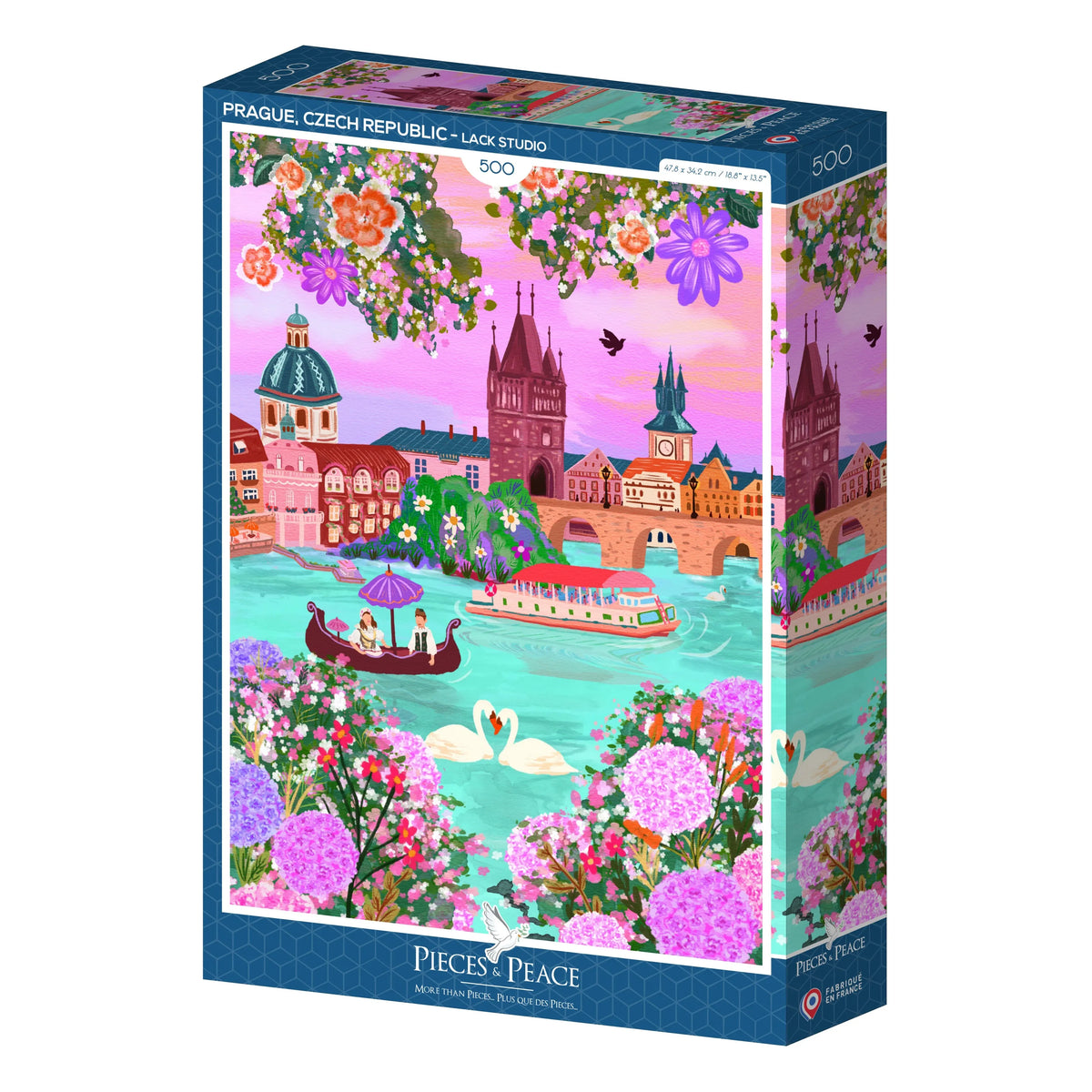 Puzzle 500 pièces "Prague/République Tchèque" - PIECES & PEACE