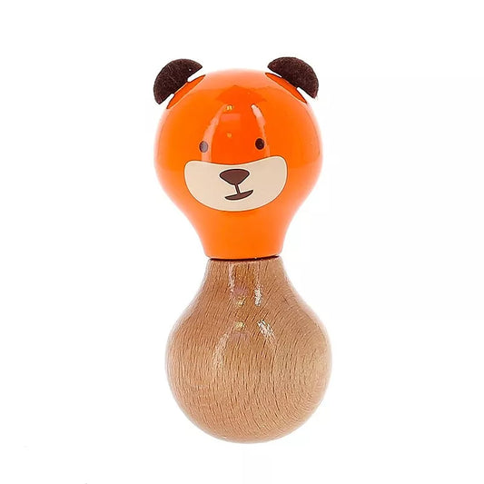 Hochet en bois Boizoos, Marcel l'Ours - Vilac