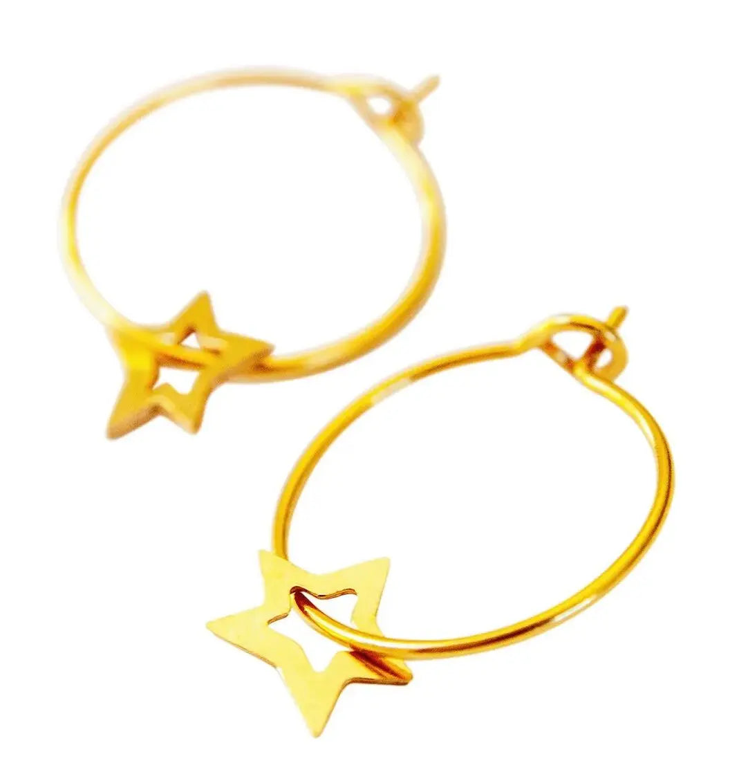 Créoles "Étoiles Fines" - Adorabili Paris