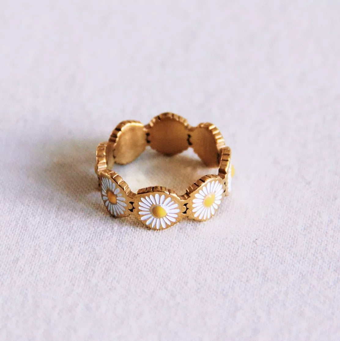 Bague fleur de marguerite - Bazou