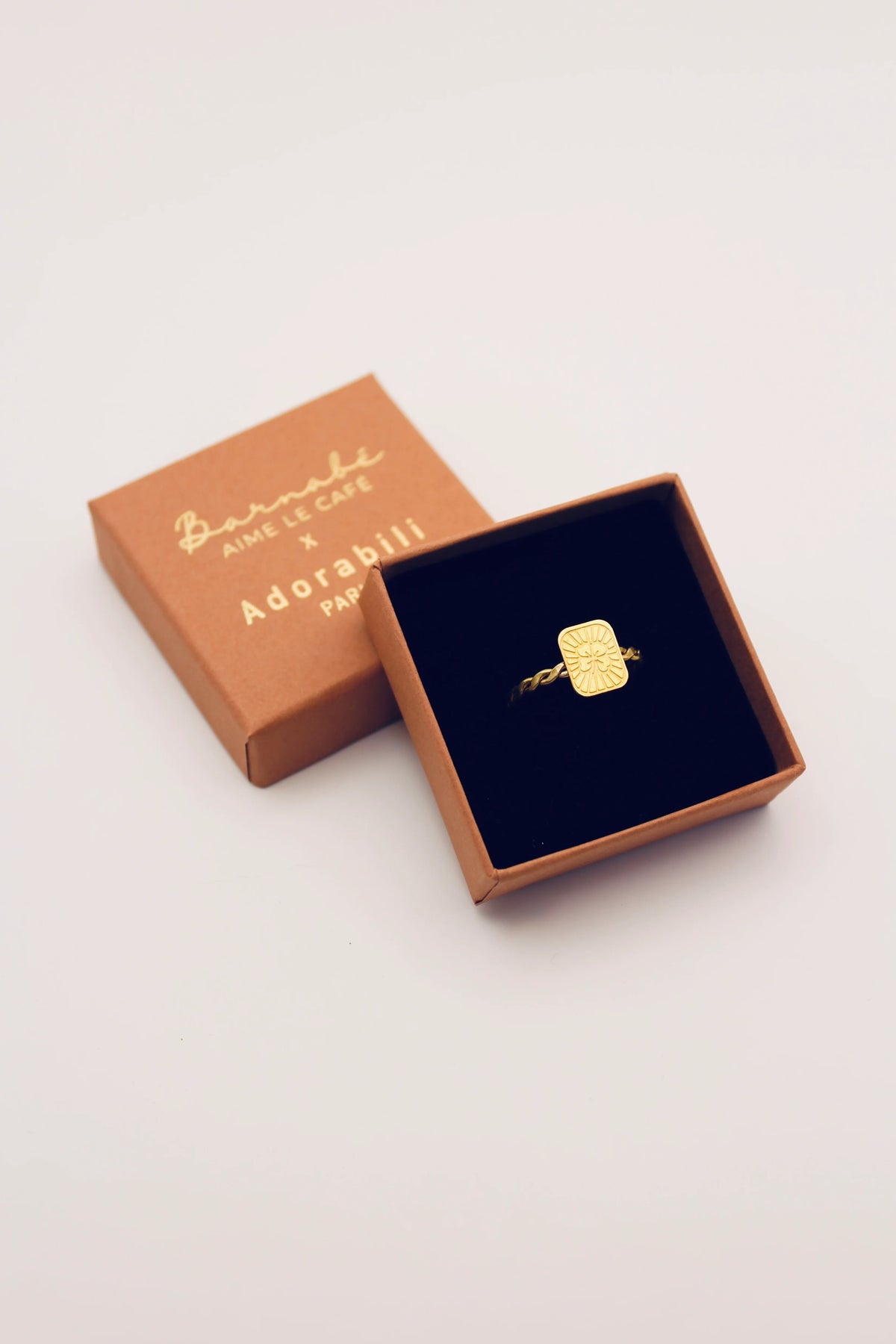 Bague Mystic X Barnabé aime le café "Hibiscus - Adorabili Paris