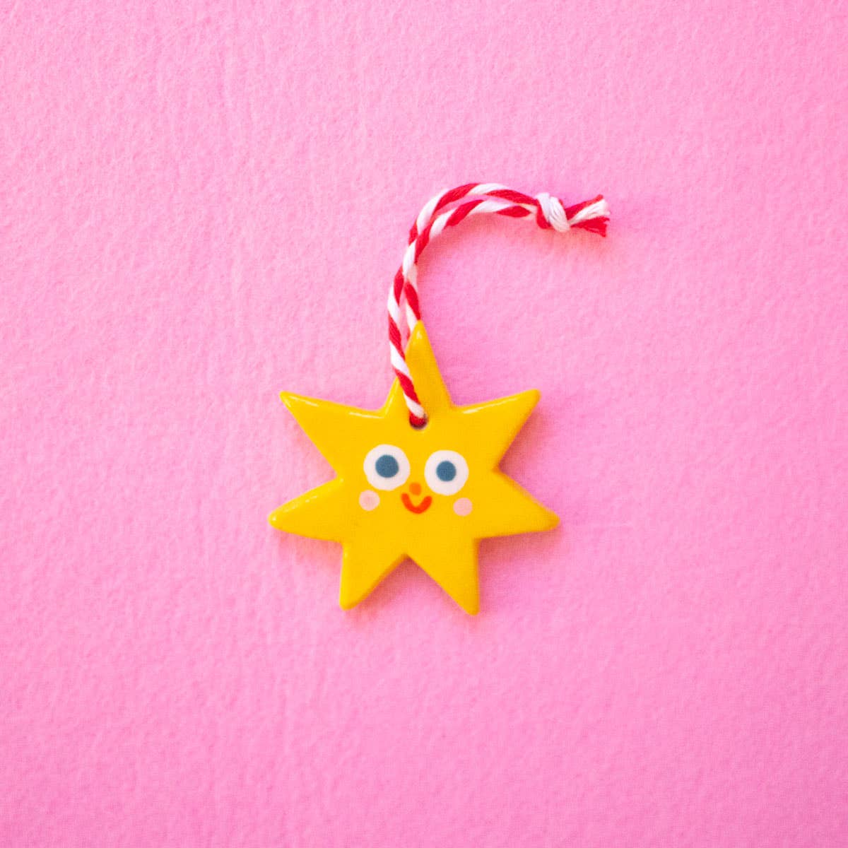 Petite Étoile / Ornements Suspendus en Céramique