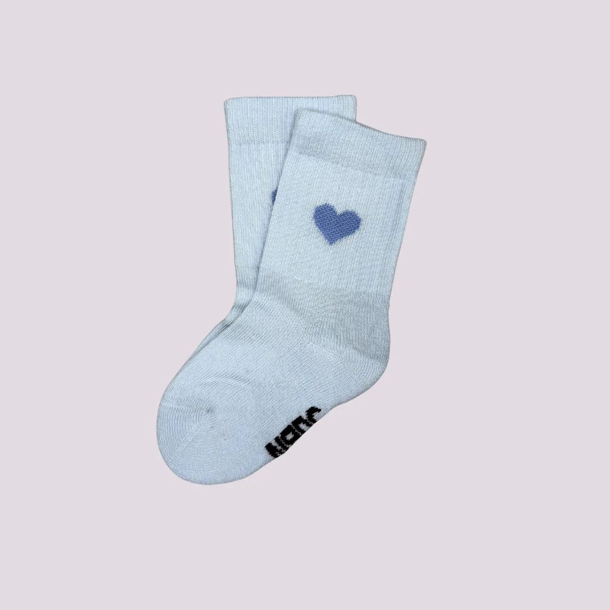 CHAUSSETTES CŒUR BLEU CLAIR | KIDS, BABY - NBDC