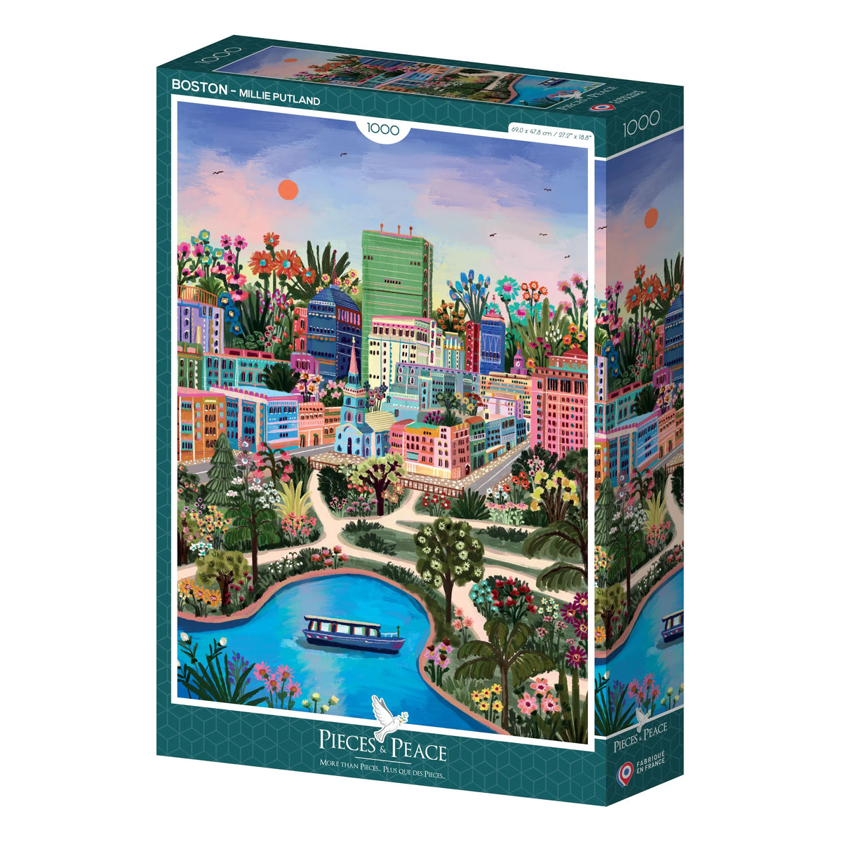 Puzzle 1000 pièces "Boston" - PIECES & PEACE