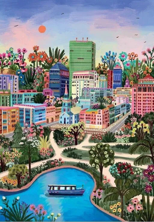 Puzzle 1000 pièces "Boston" - PIECES & PEACE