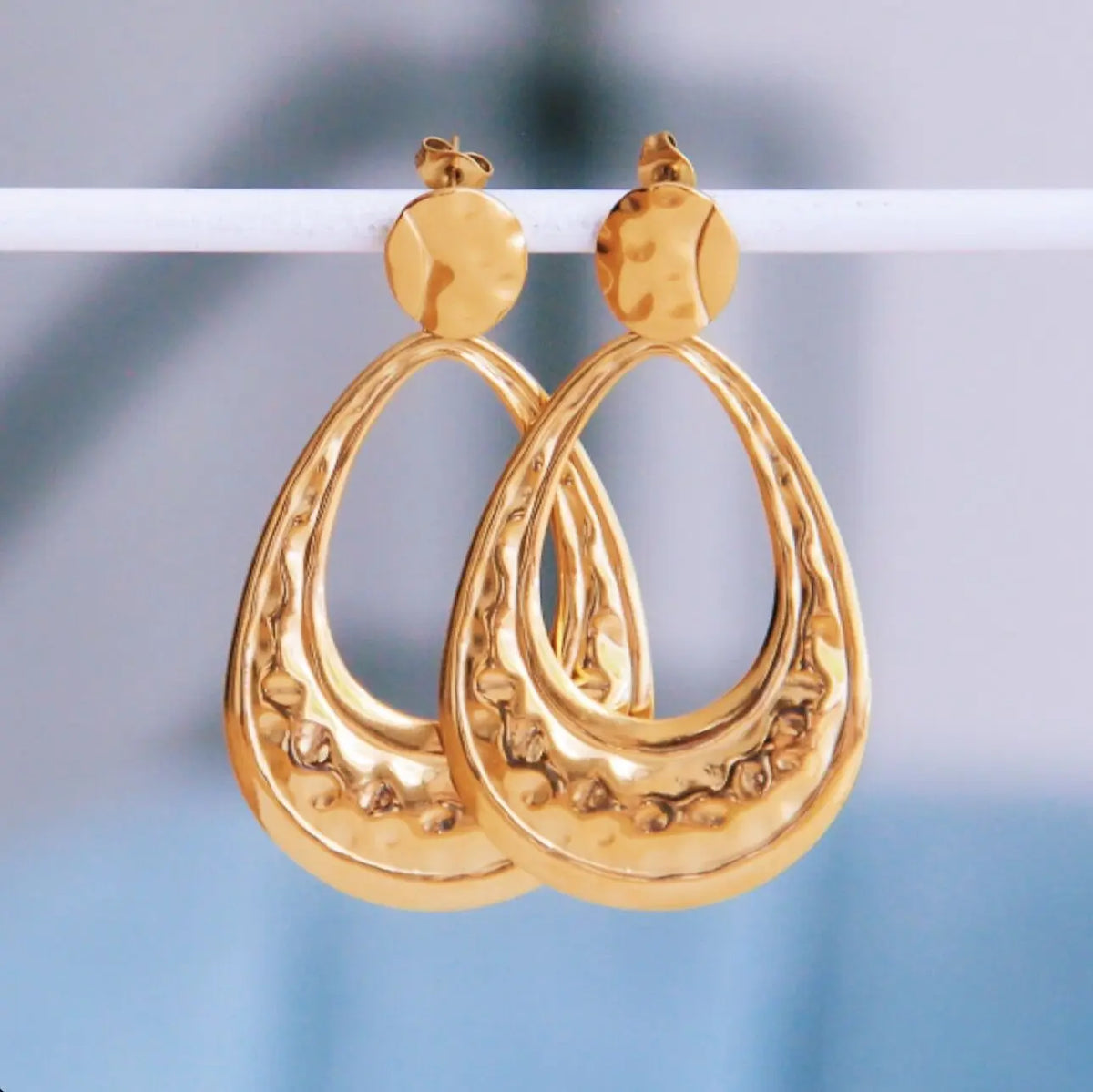 Boucle d'oreille pendante "Artisanale" – Bazou