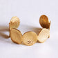Bracelet XL Cercles et carrés bosselés - Bazou