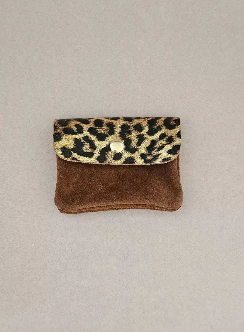 Porte monnaie cuir double poches - Royal Marais
