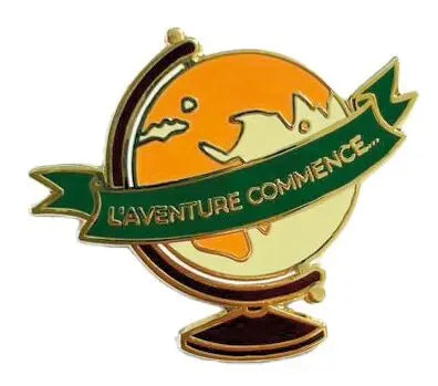 Pin’s "Globe : L'Aventure Commence" - Aventura
