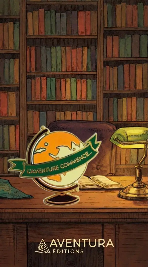 Pin’s "Globe : L'Aventure Commence" - Aventura