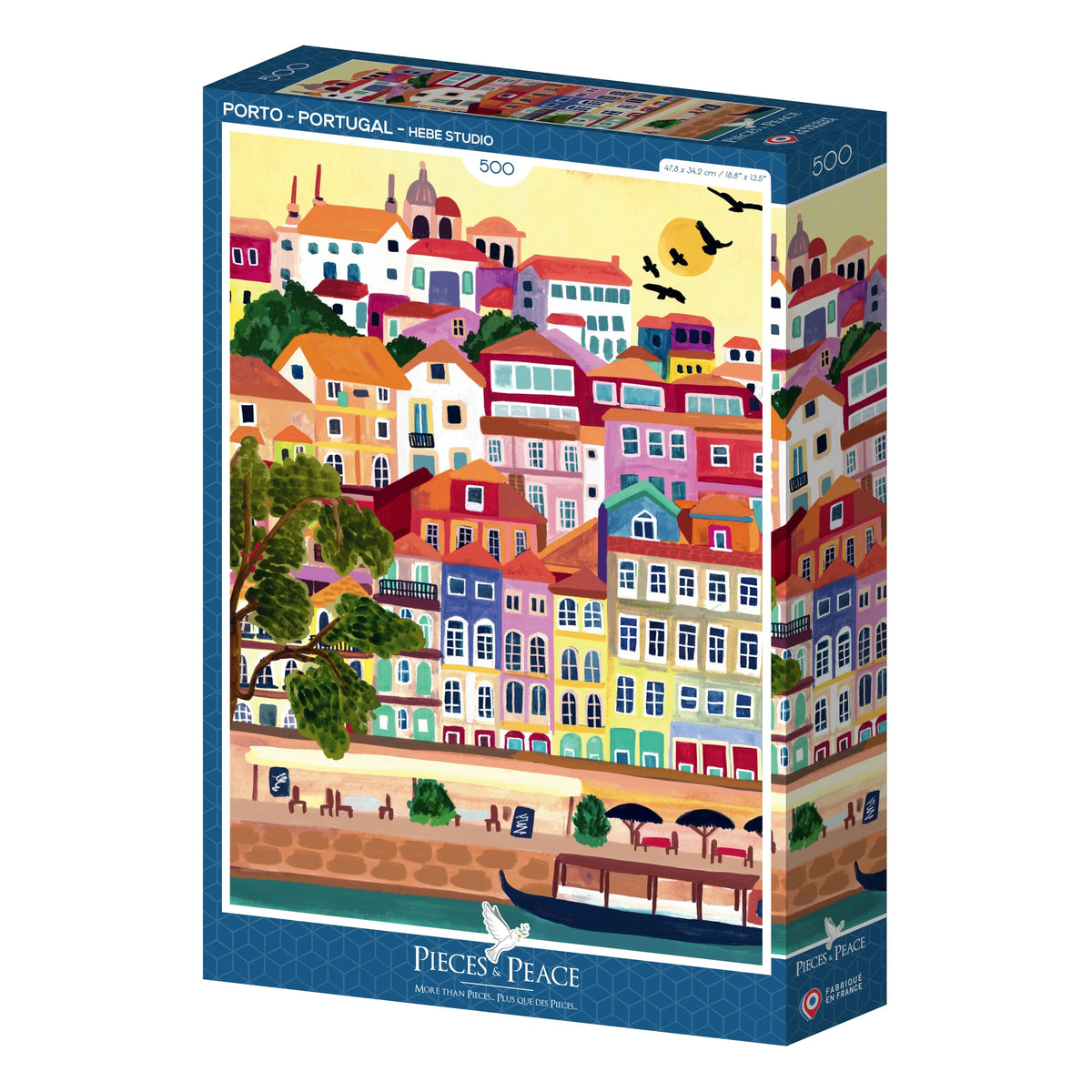 Puzzle 500 pièces "Porto/Portugal" - PIECES & PEACE
