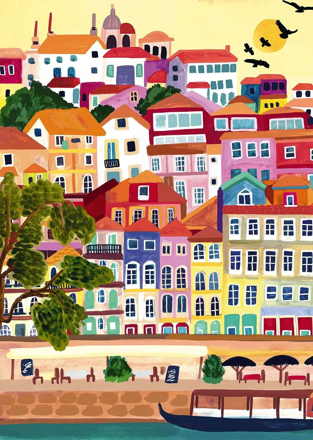 Puzzle 500 pièces "Porto/Portugal" - PIECES & PEACE