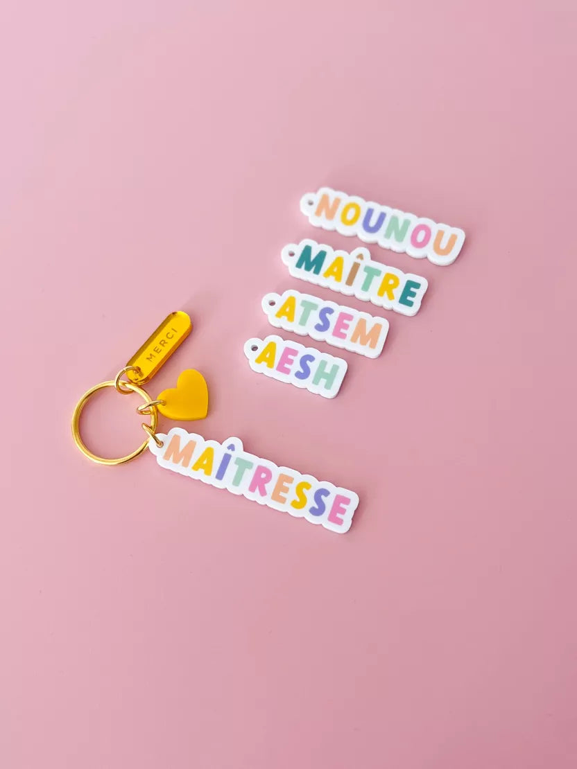 Porte-clé Maître - Print Your Love