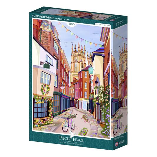 Puzzle 1000 pièces "York Petergate" - PIECES & PEACE