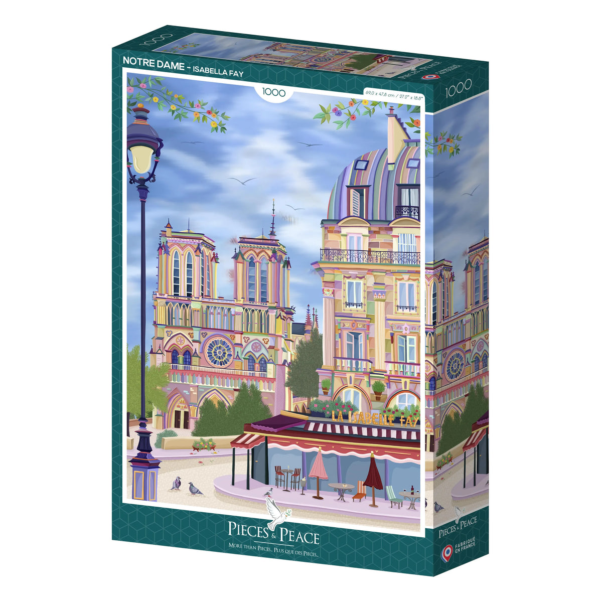 Puzzle 1000 pièces "Notre Dame" - PIECES & PEACE