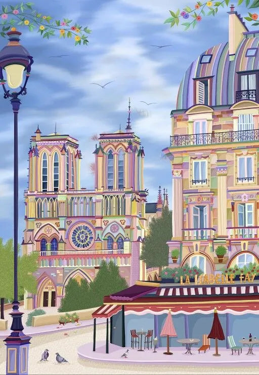 Puzzle 1000 pièces "Notre Dame" - PIECES & PEACE