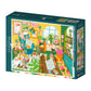 Puzzle 1000 pièces "Home is Where the Cats are" - PIECES & PEACE