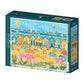 Puzzle 1000 pièces "Cabines de Plage" - PIECES & PEACE