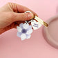 Porte-clé fleur anémone Maman rose - Print Your Love