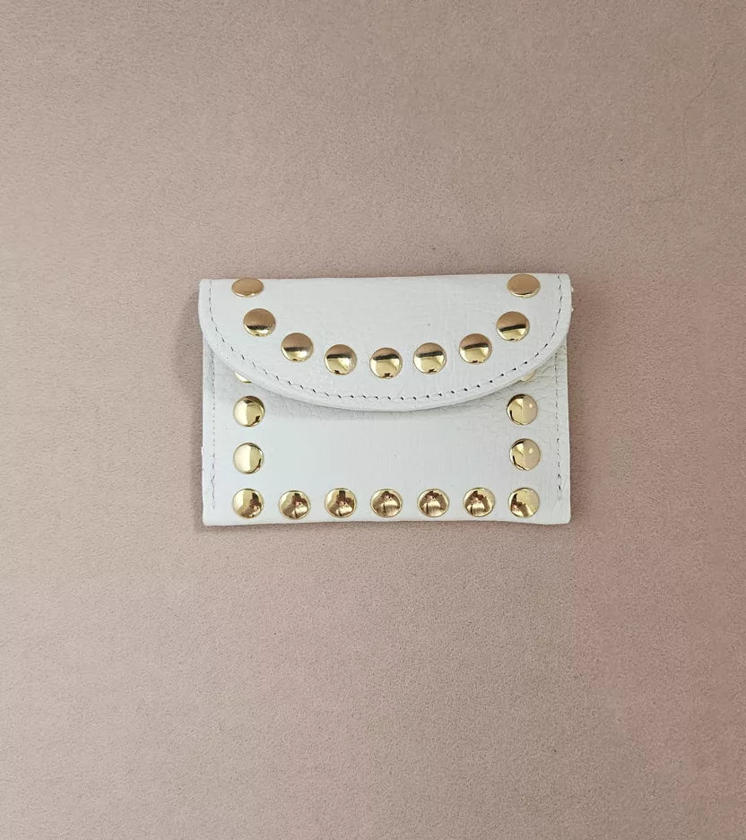 Porte-carte cuir clouté Rock S - Royal Marais