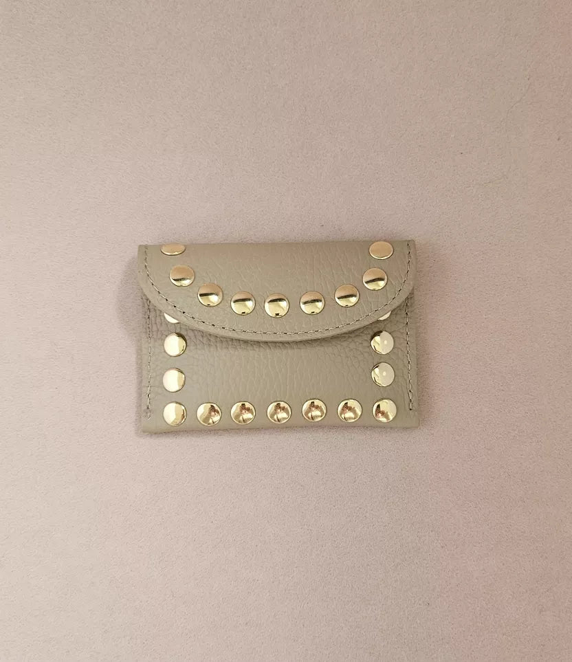 Porte-carte cuir clouté Rock S - Royal Marais