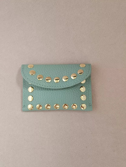 Porte-carte cuir clouté Rock S - Royal Marais