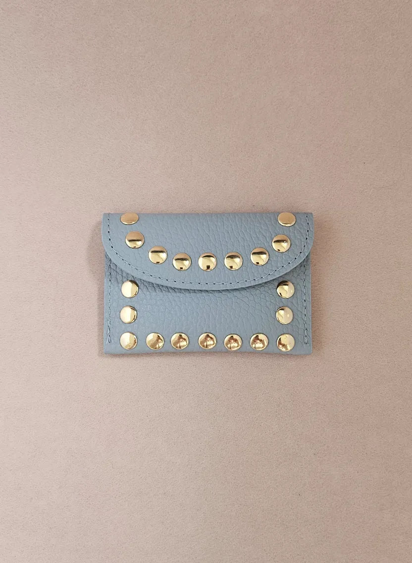 Porte-carte cuir clouté Rock S - Royal Marais