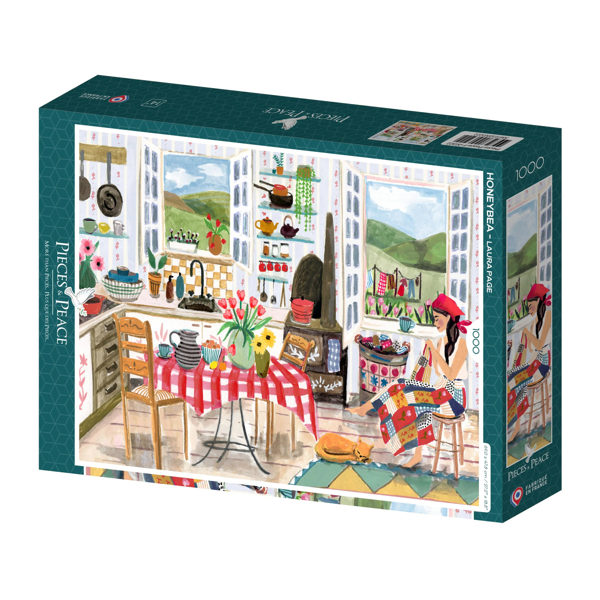 Puzzle 1000 pièces "HoneyBea" - PIECES & PEACE