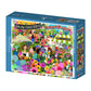 Puzzle 1500 pièces "Marché aux Plantes" - PIECES & PEACE