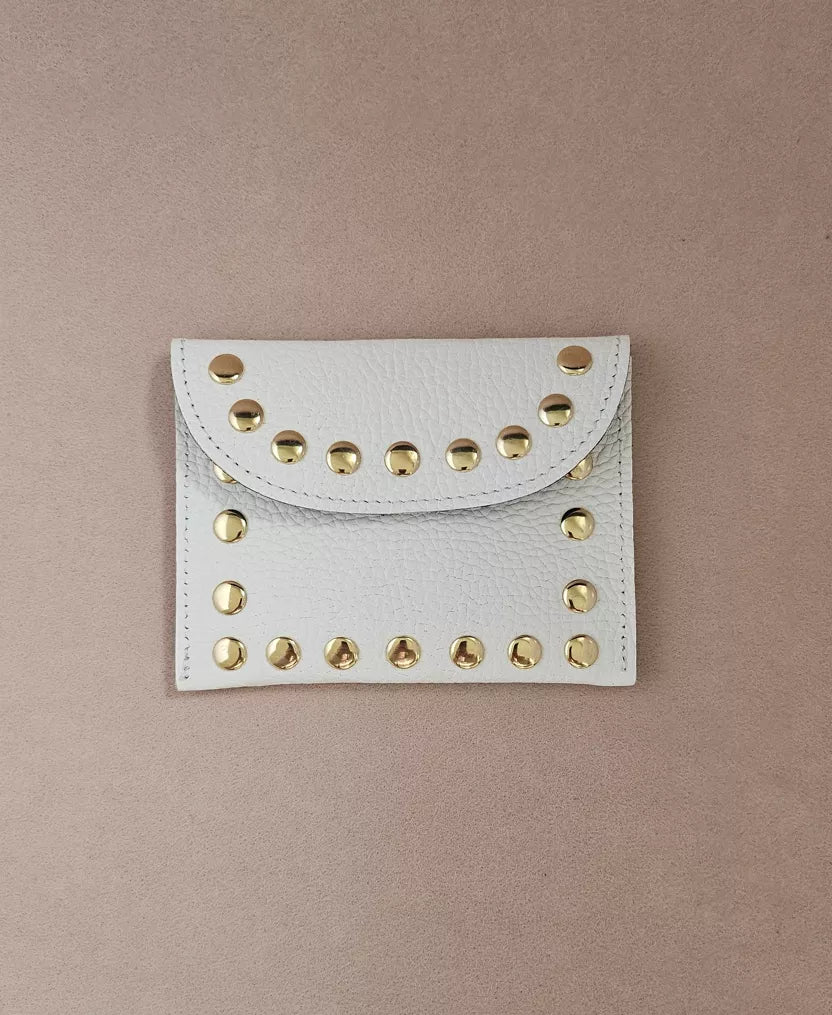 Porte-carte cuir clouté Rock M - Royal Marais