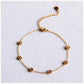 Bracelet de cheville fin orné de marguerites - Bazou