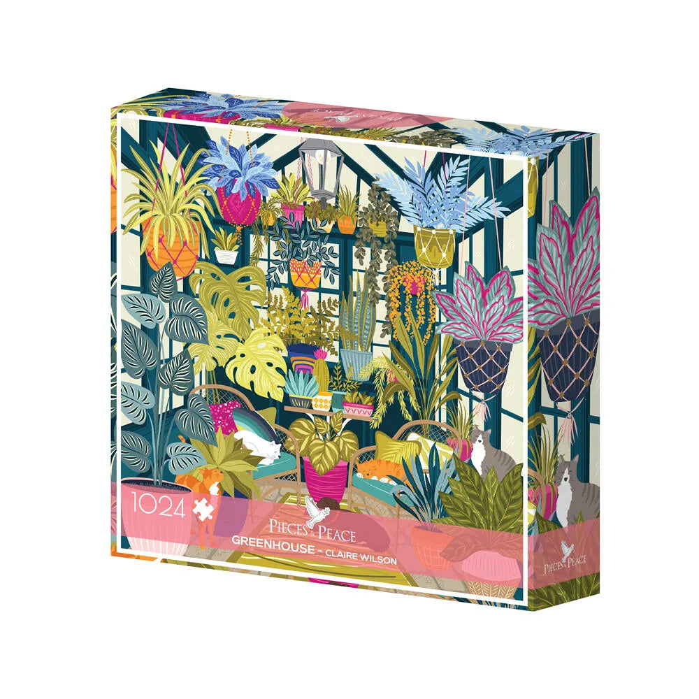 Puzzle 1024 pièces "GreenHouse" - PIECES & PEACE