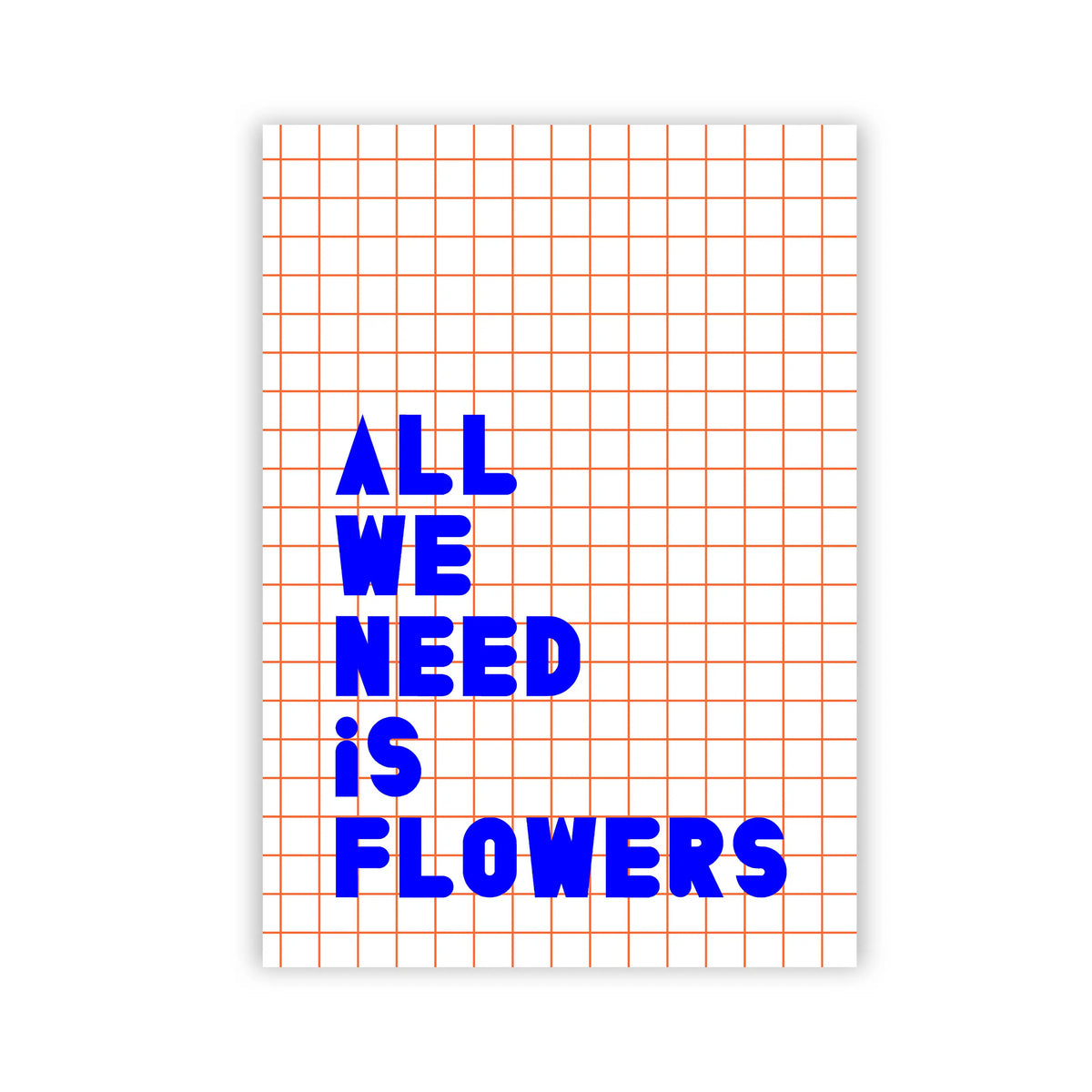 Carnet "All we need is flowers" - AUGUSTIN