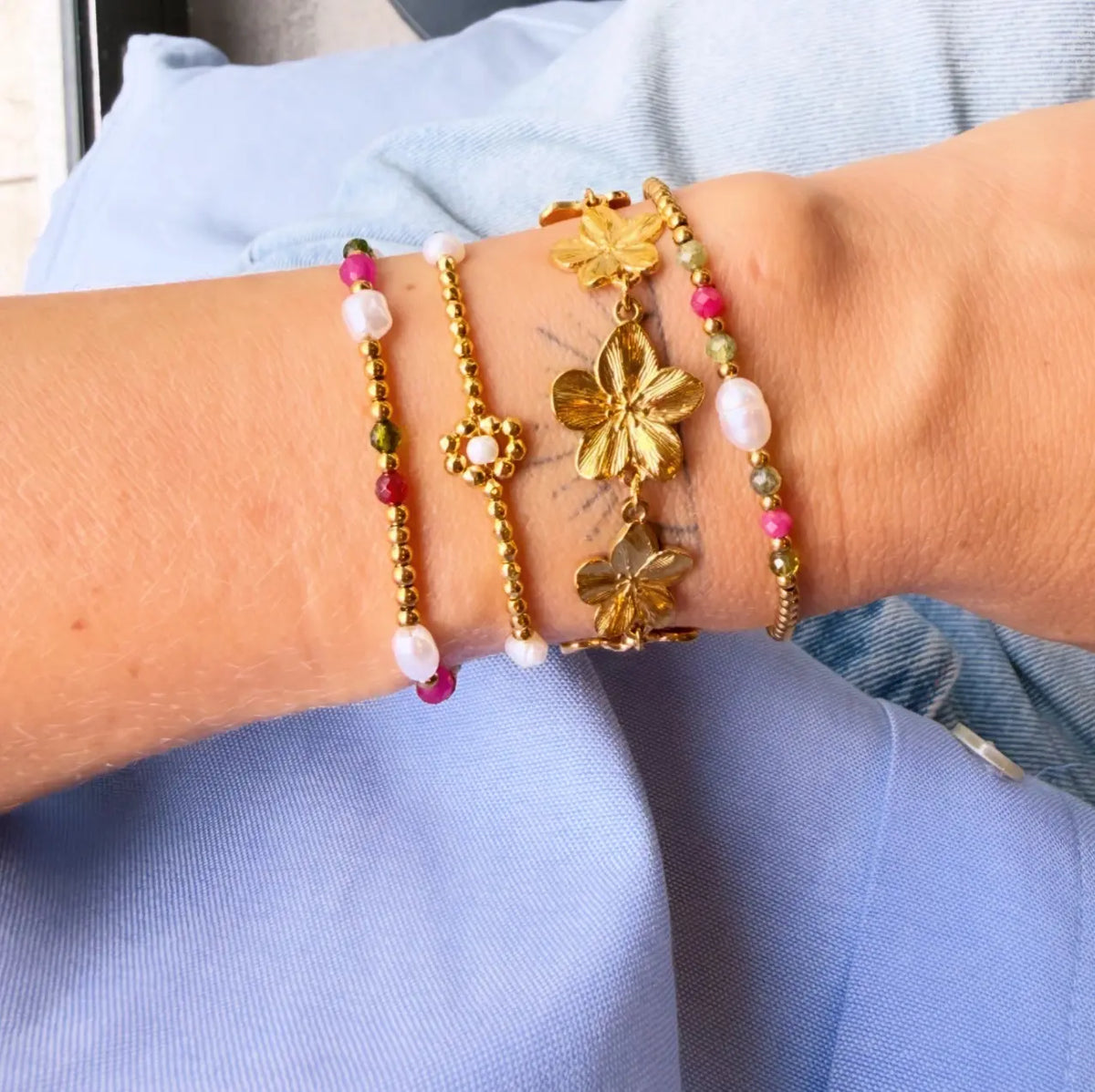 Bracelet "Fleurs" - Bazou