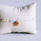 Bracelet de cheville Miyuki avec cœur - jaune/bleu clair - Bazou