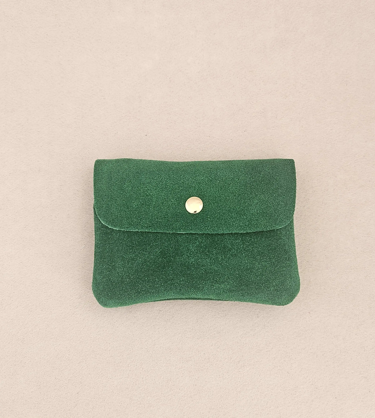 Porte-monnaie - Cuir effet daim - Gazon - ROYAL MARAIS