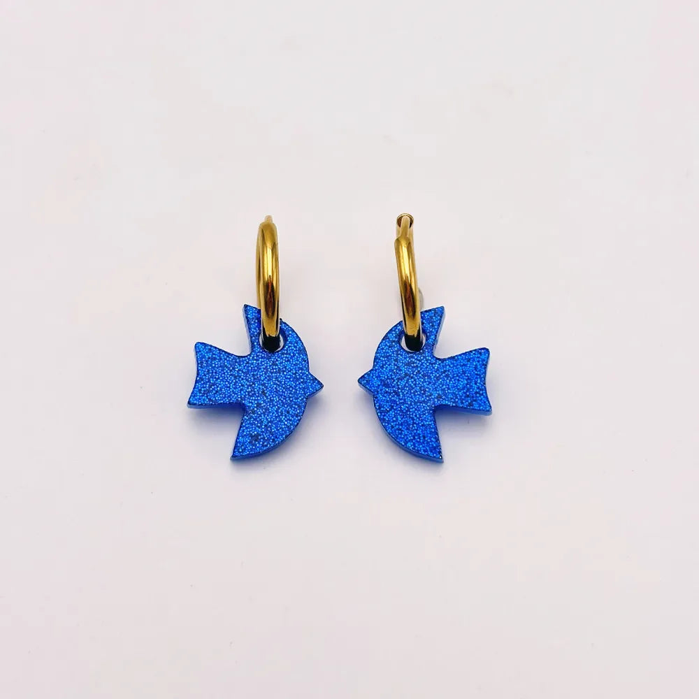 Oiseaux pailletés - Paire complète - Studio Annette