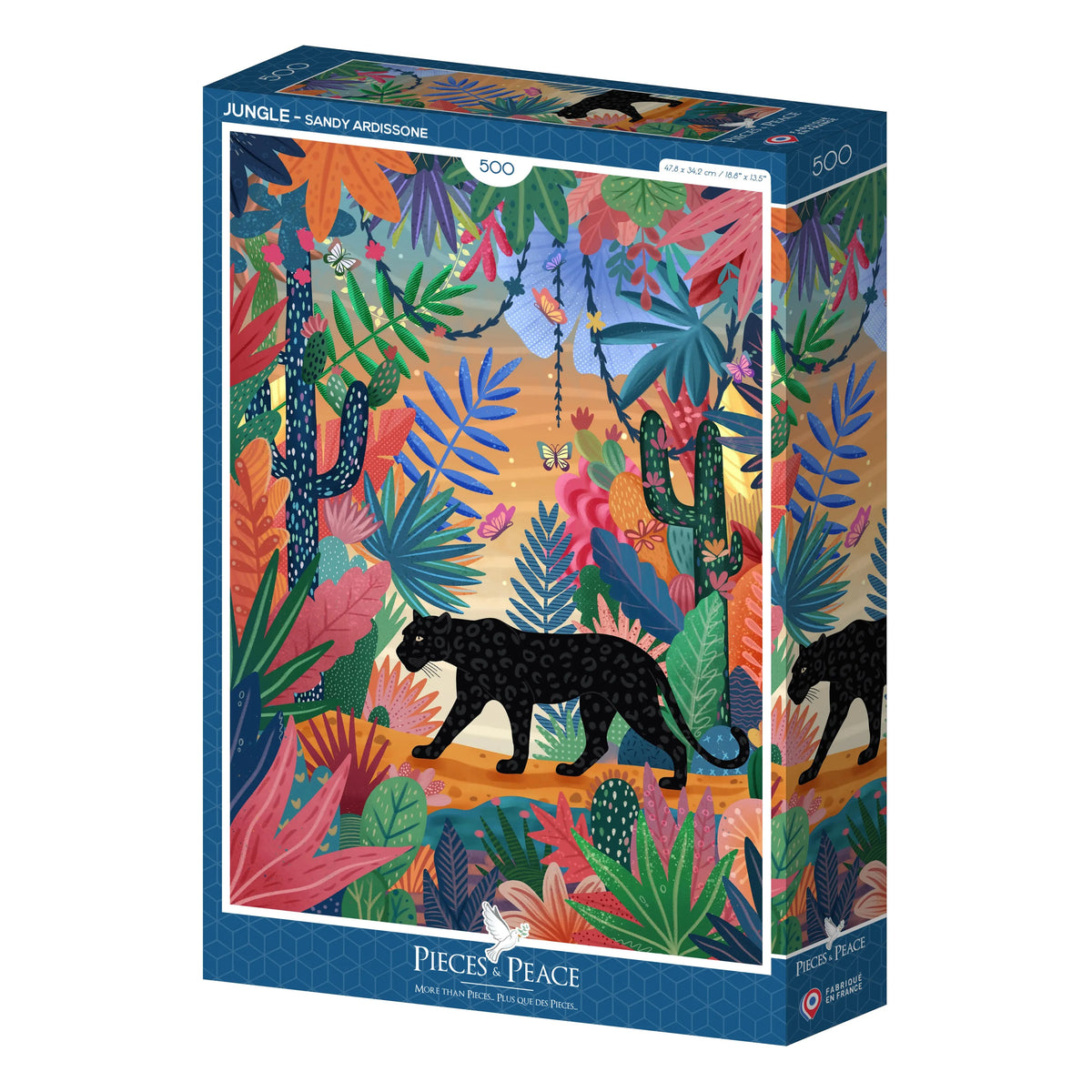 Puzzle 500 pièces "Jungle" - PIECES & PEACE