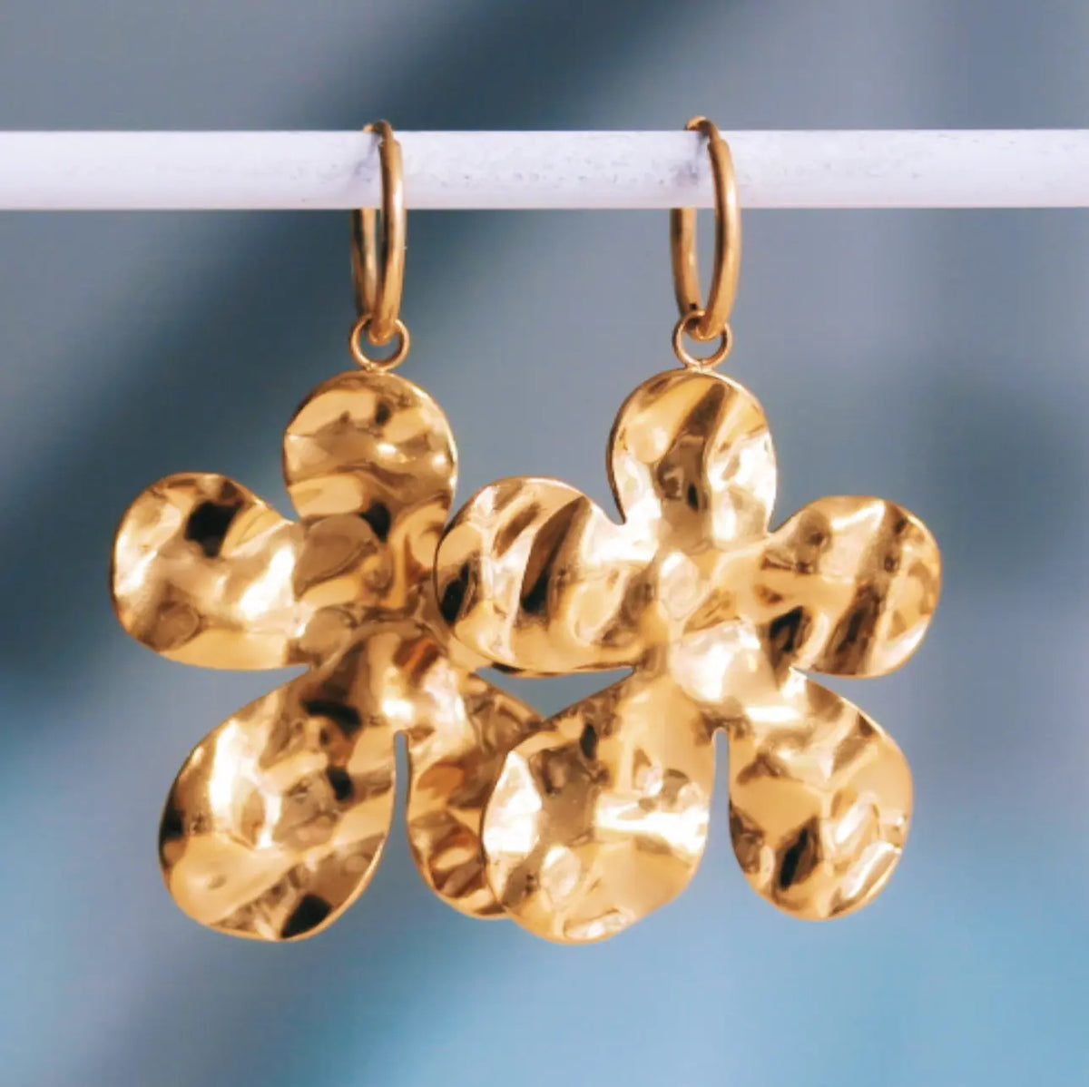 Boucle d'oreille breloques "Fleurs" - Bazou
