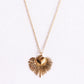 Collier orné d'un cœur et de rayons de soleil - Bazou