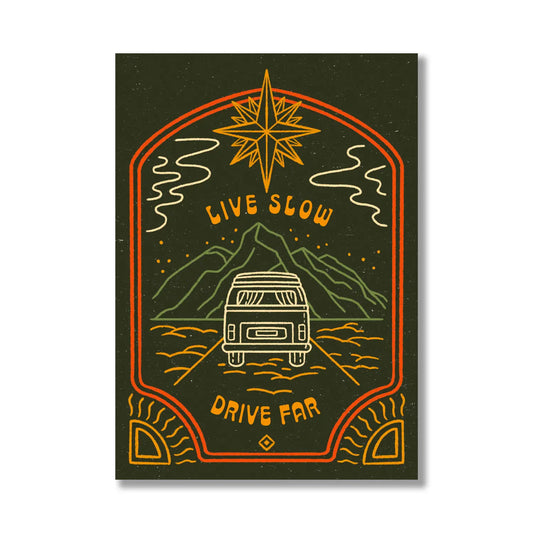 Carte Live Slow Drive Far - Aventura