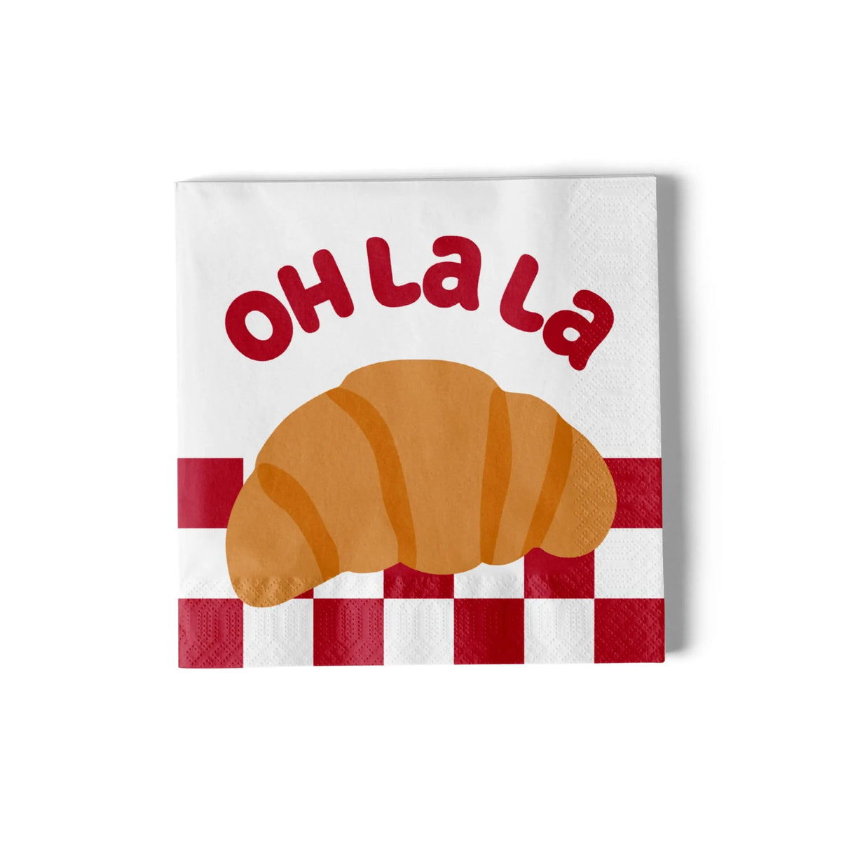 Paquet de 20 Serviettes "Papier Oh La La" - ATELIER PISTACHE