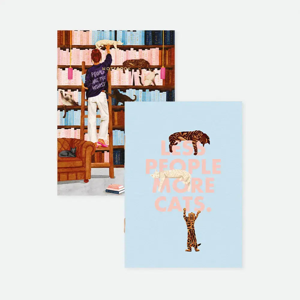Carnet "Less People, More Cats." - All the ways to say