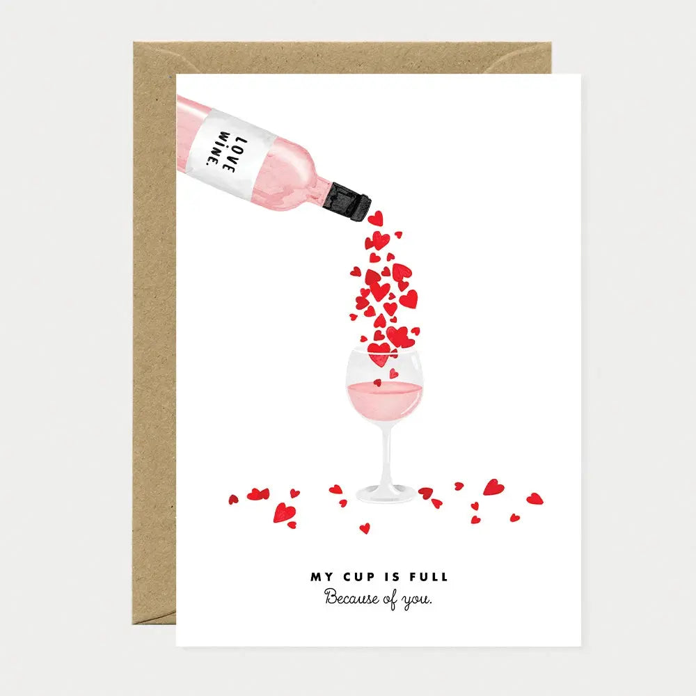 Carte "My Cup is Full" - All the ways to say