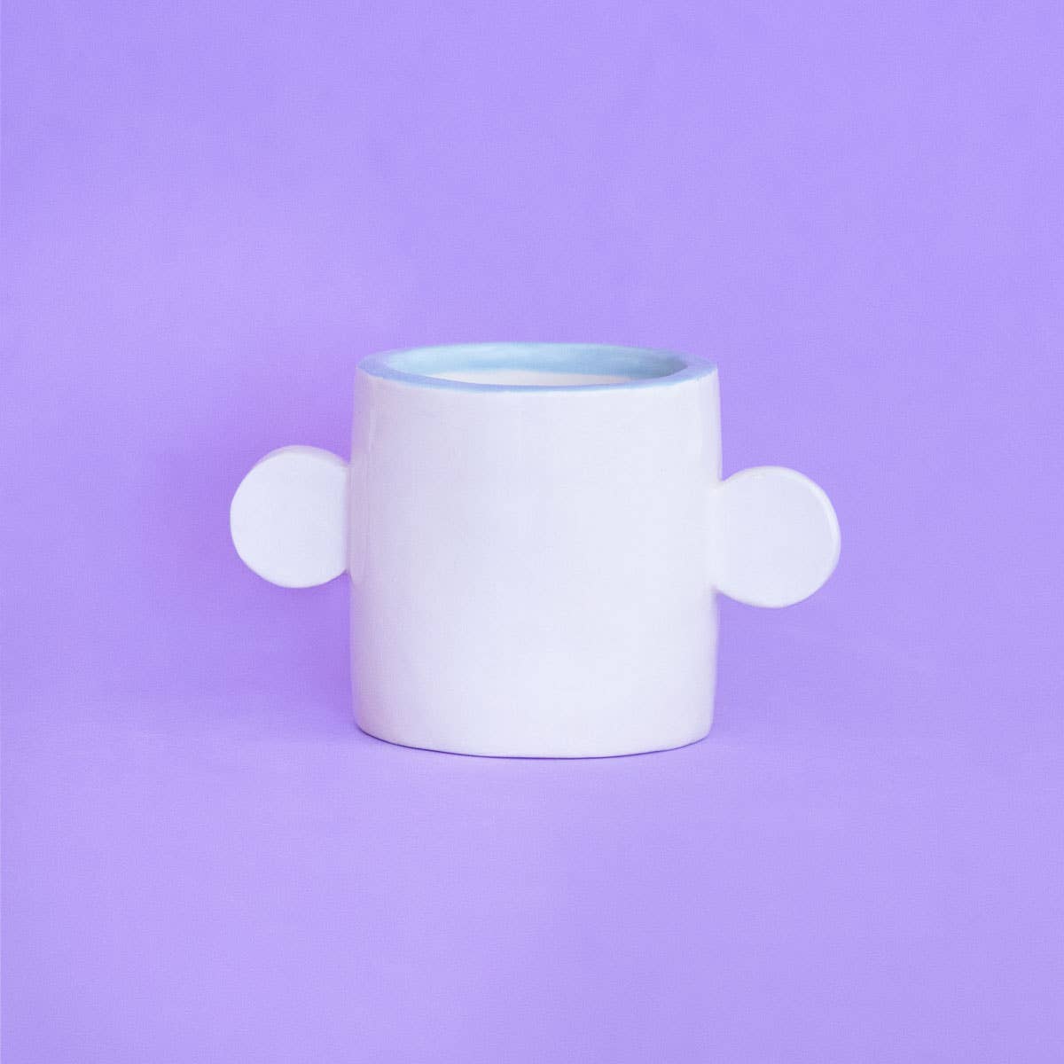 Happy Face/Petit pot en céramique